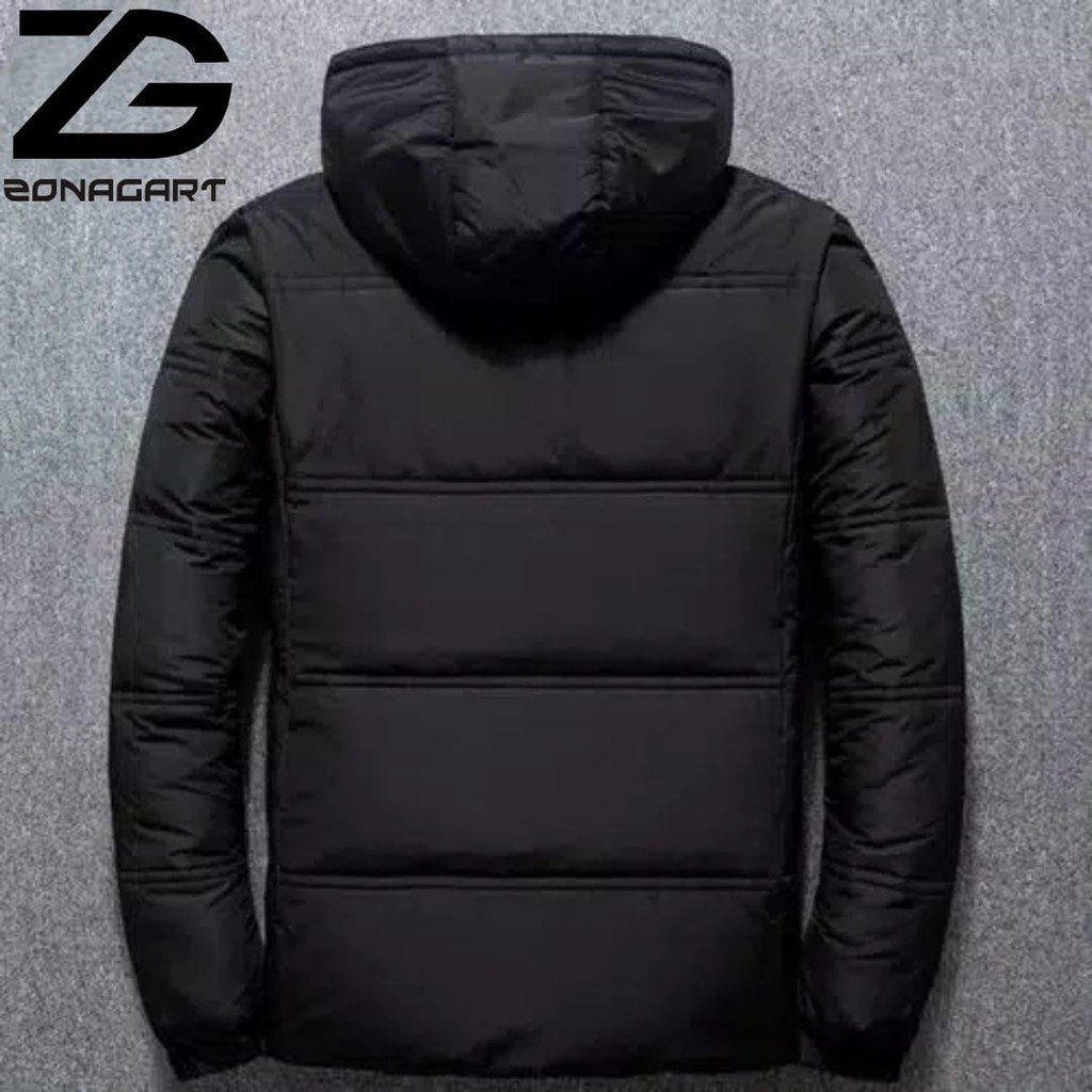 Jaket Musim Dingin Pria/ Coat Winter Polos/ Jaket Gunung Outdoor