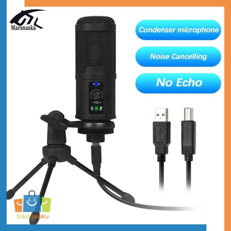 Microphone Mic Condenser USB Studio Rekaman Live Recording BM65