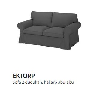 Sofa ektorp 3 seater/ektorp 2 seater/Ektorp chaise longe FREE GIFT-ABU TUA HALLARP