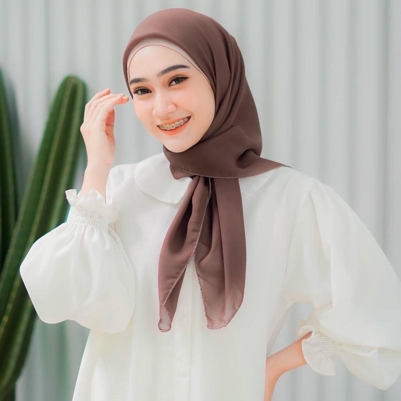 Hijab Segi Empat Bella Square Polos Premium (Warna Part 1)