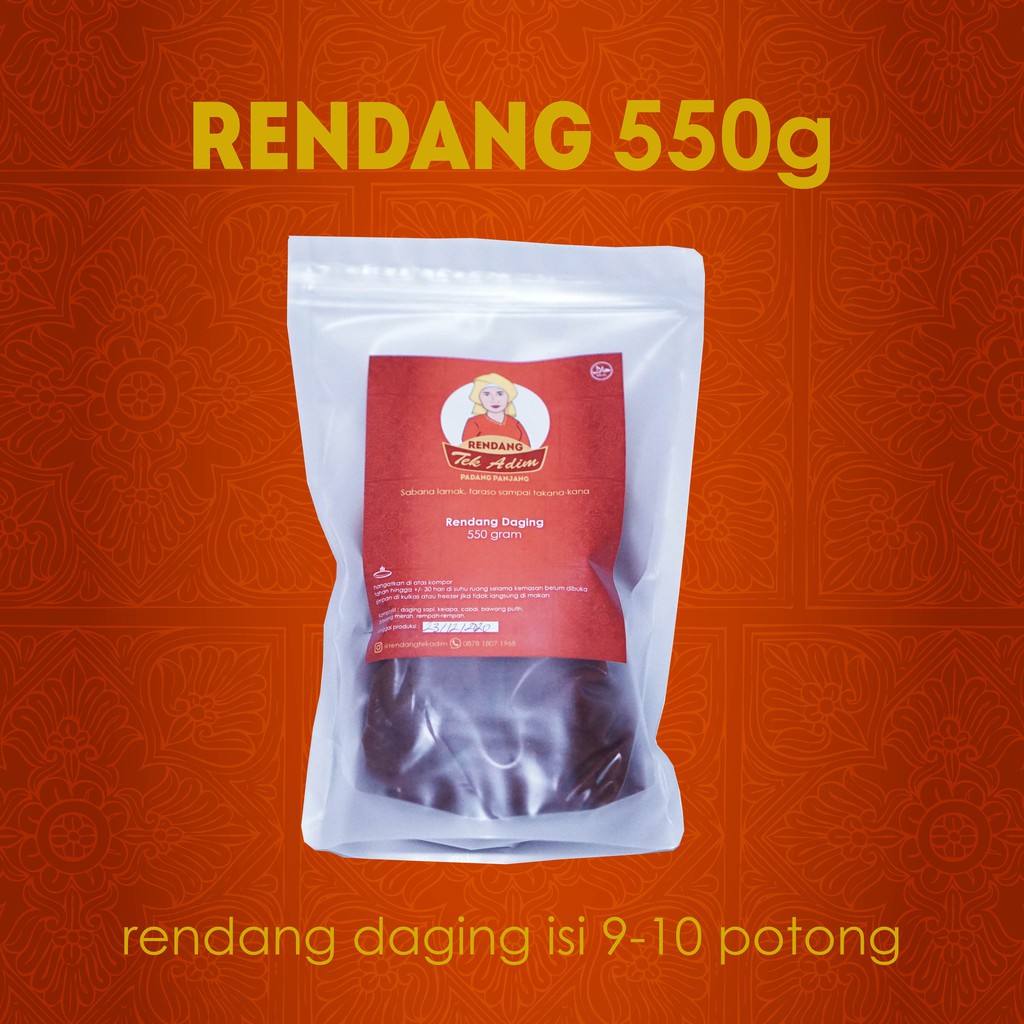 

Rendang Tek Adim 550 gram