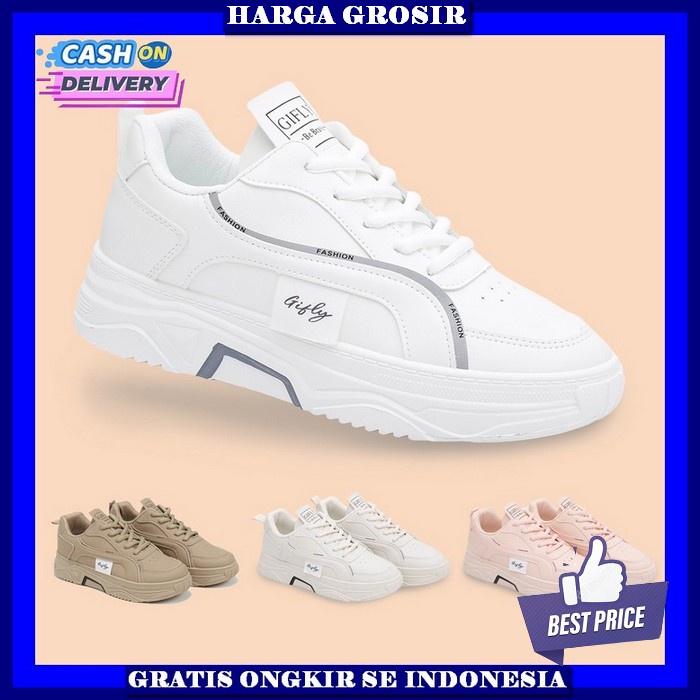 Snekaers Cewek Kekinian Sepatu Cat Wanita Spatu Ket Cewek Sr Korean Style Ser Casual Srs Model Terba