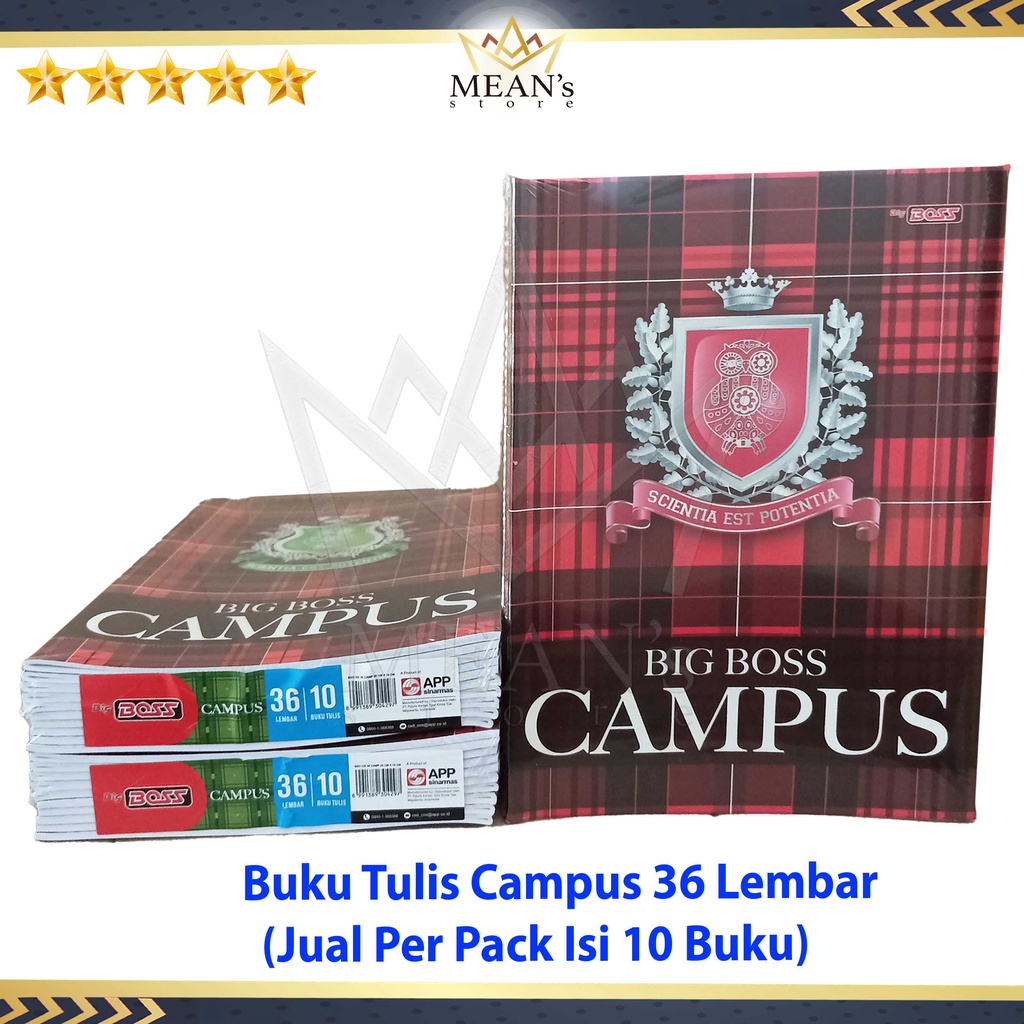 

Buku Big Boss Campus 36 Lembar / Buku Campus 36 / Kampus SMP SMK