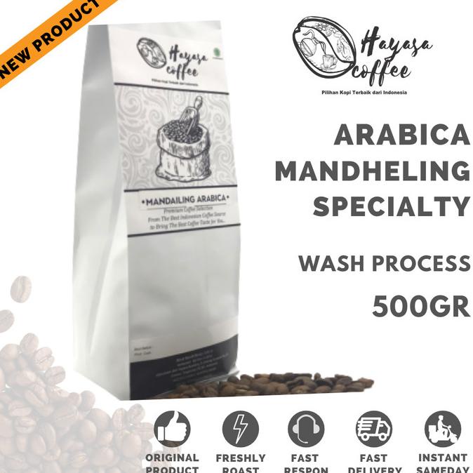 

Kopi Hayasa Mandailing Specialty Arabika - 500 Gr -Diskon Besar