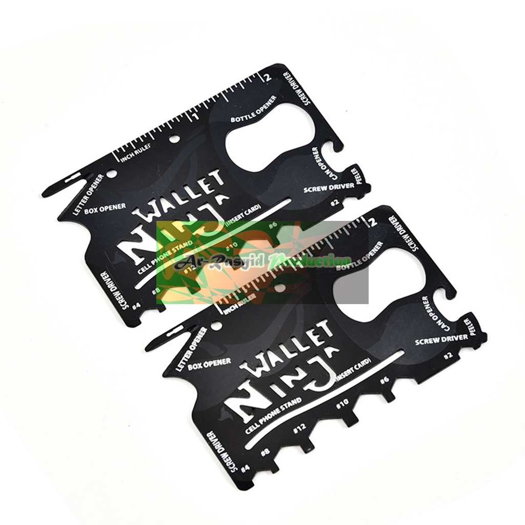 Penggaris Kartu Multifungsi Wallet Ninja P760