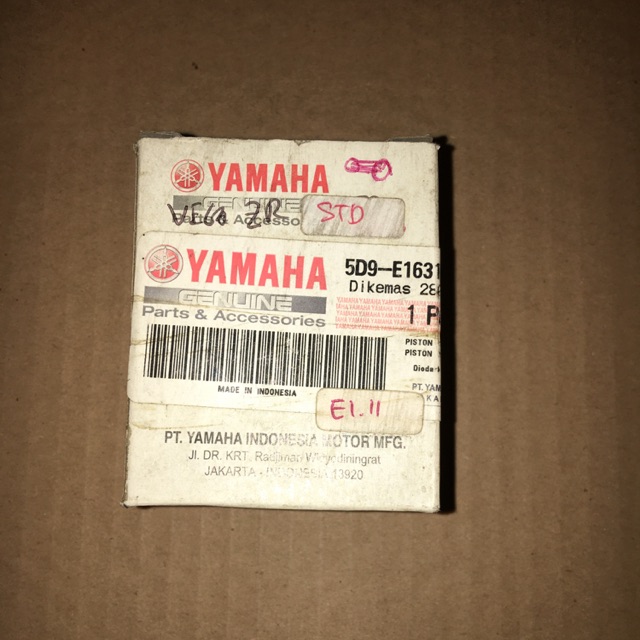 Piston / Seker Yamaha Vega ZR STD 100 Original