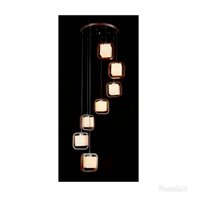 lampu gantung minimalis void 662 - 7 lampu