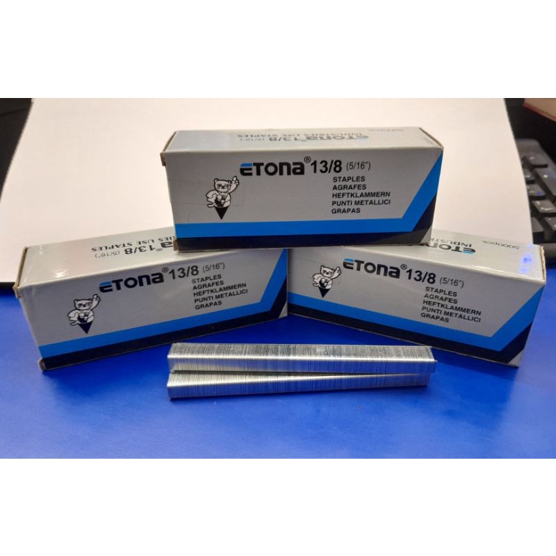 

ISI STAPLES TEMBAK ETONA 13/8 | ETONA | ETONA 5/16" | STAPLES TEMBAK | ISI STAPLES