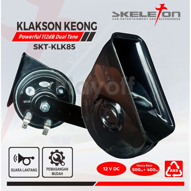 Klakson Keong 12v 500/400 hz