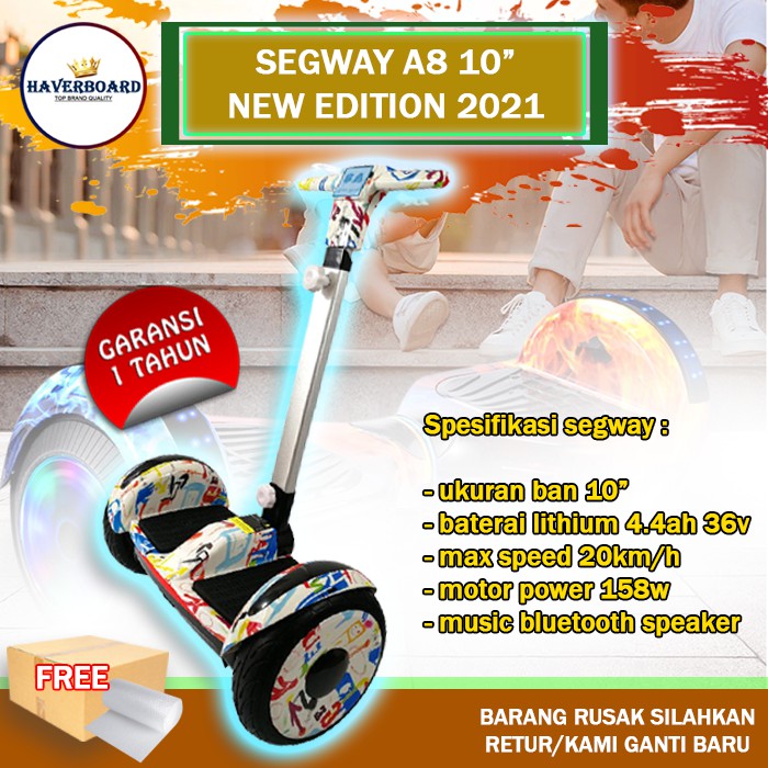 SEGWAY a8 hoperbot haper bot smart balance wheel ban 10 inch lithium 36V 4400mah / hoverboard hoverb
