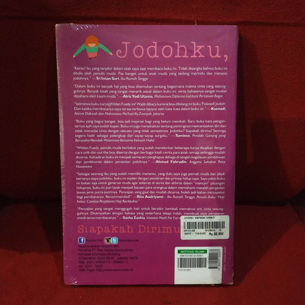 Buku Jodohku Siapakah Dirimu Shopee Indonesia