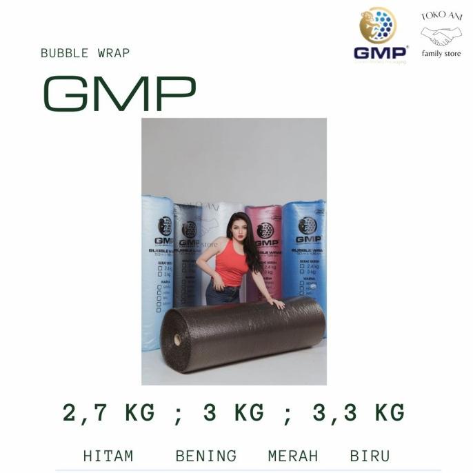 

Bubble Wrap Gmp Hitam / Bening 1 Roll 3 Kg
