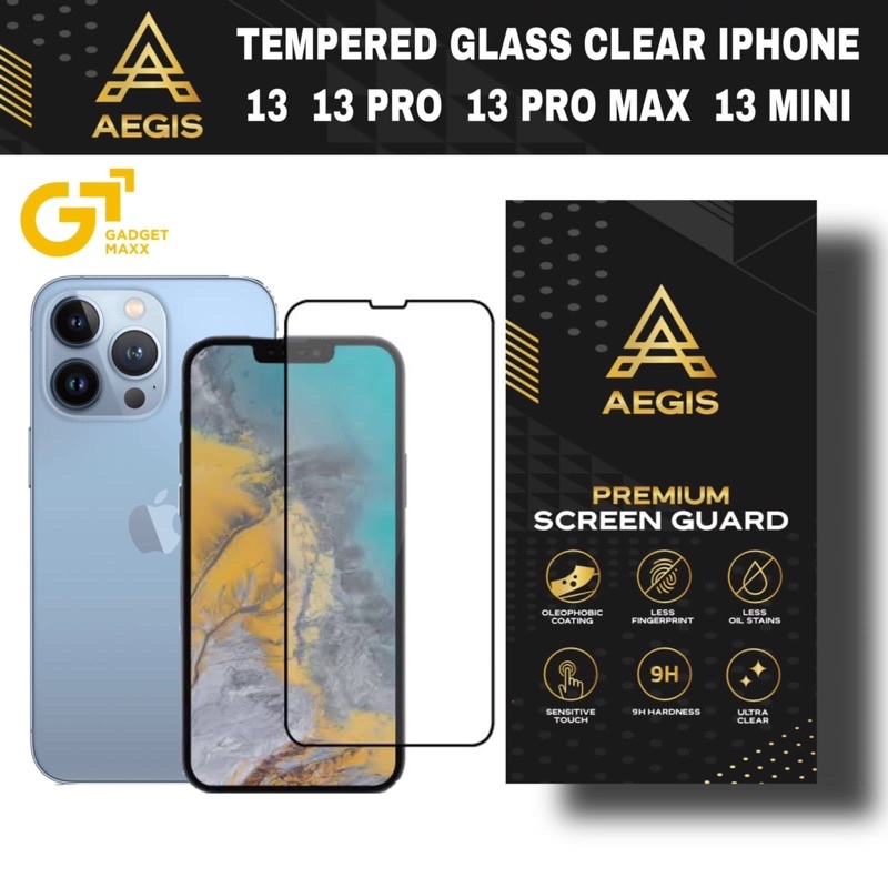 Tempered Glass Clear Iphone 13 13 Pro 13 Pro Max 13 Mini Aegis