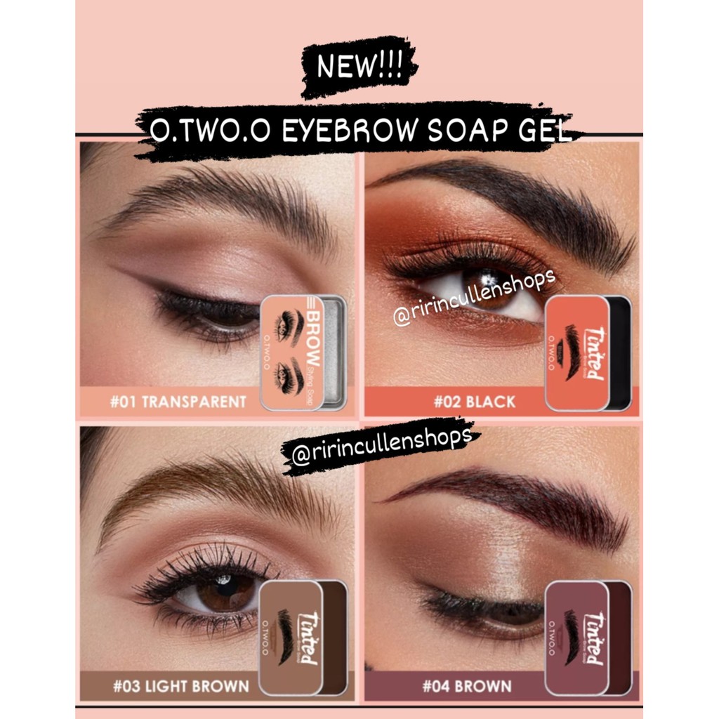 RCS✅ NEW - otwoo / O.TWO.O eyebrow soap gel sabun pembentuk alis