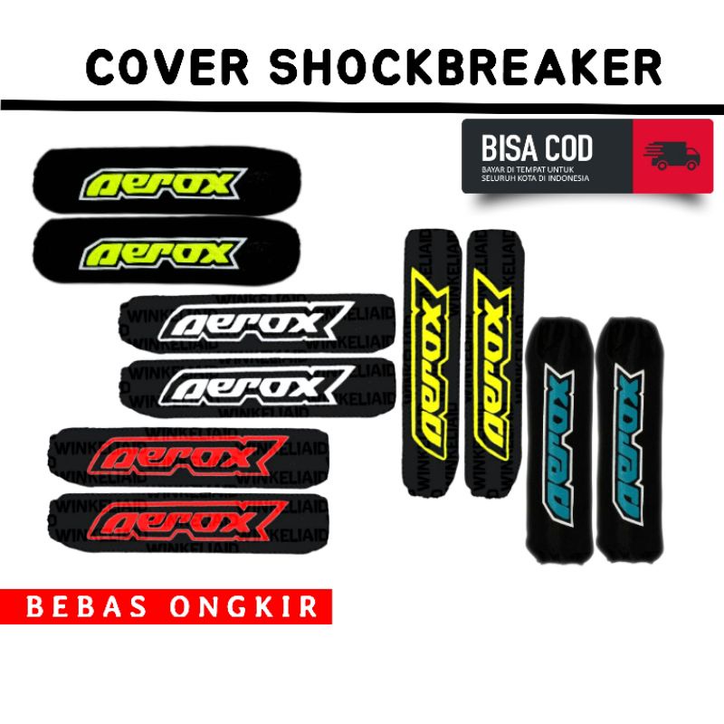 Sarung Motor Sarung shock / Cover shockbreaker sarung sok shok belakang universal motor aerox,nmax, 