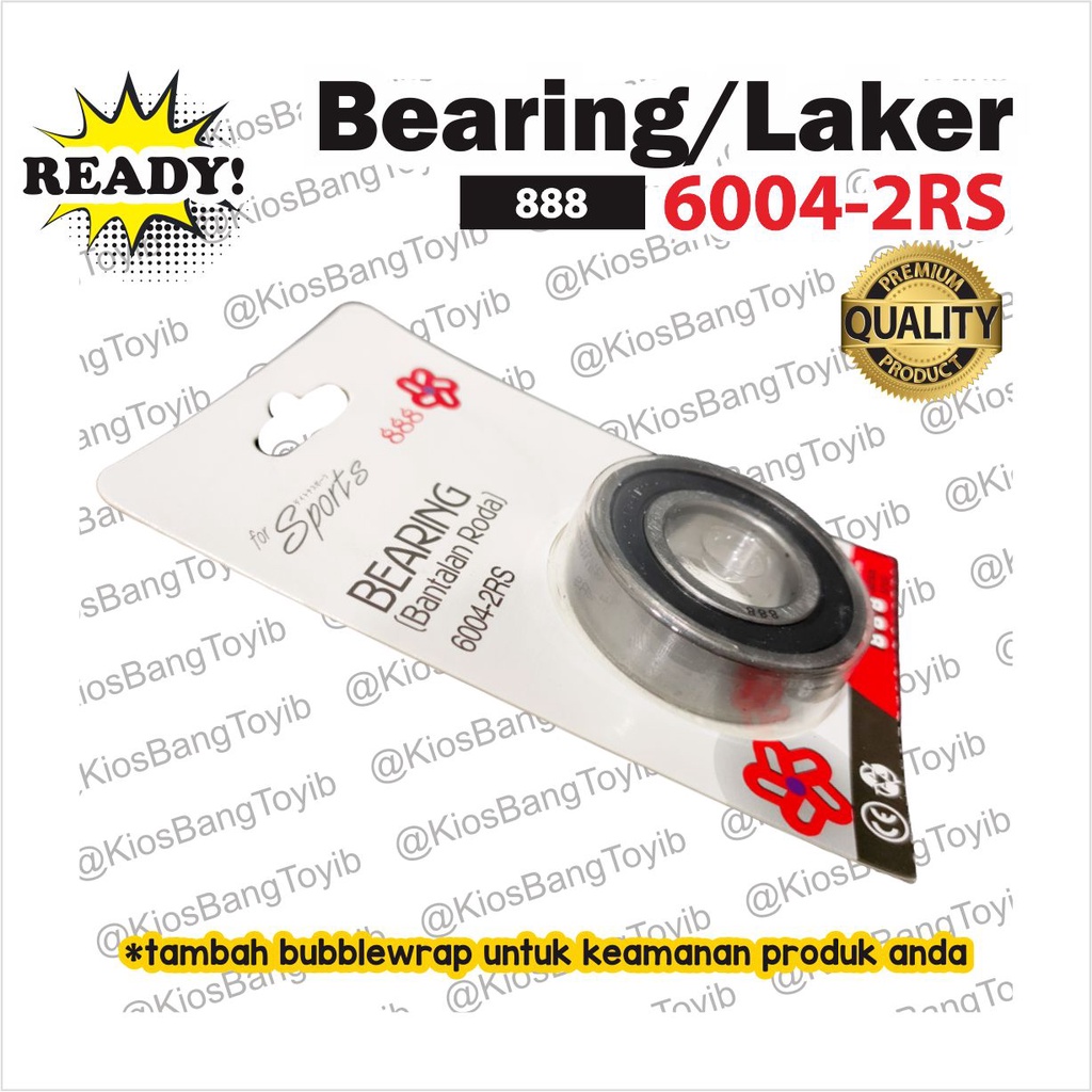 Bearing Laher Laker 6004 2RS (888)