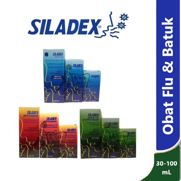 Siladex ATT, Siladex ME, Siladex CC 30-100 mL - sirup obat batuk dan flu