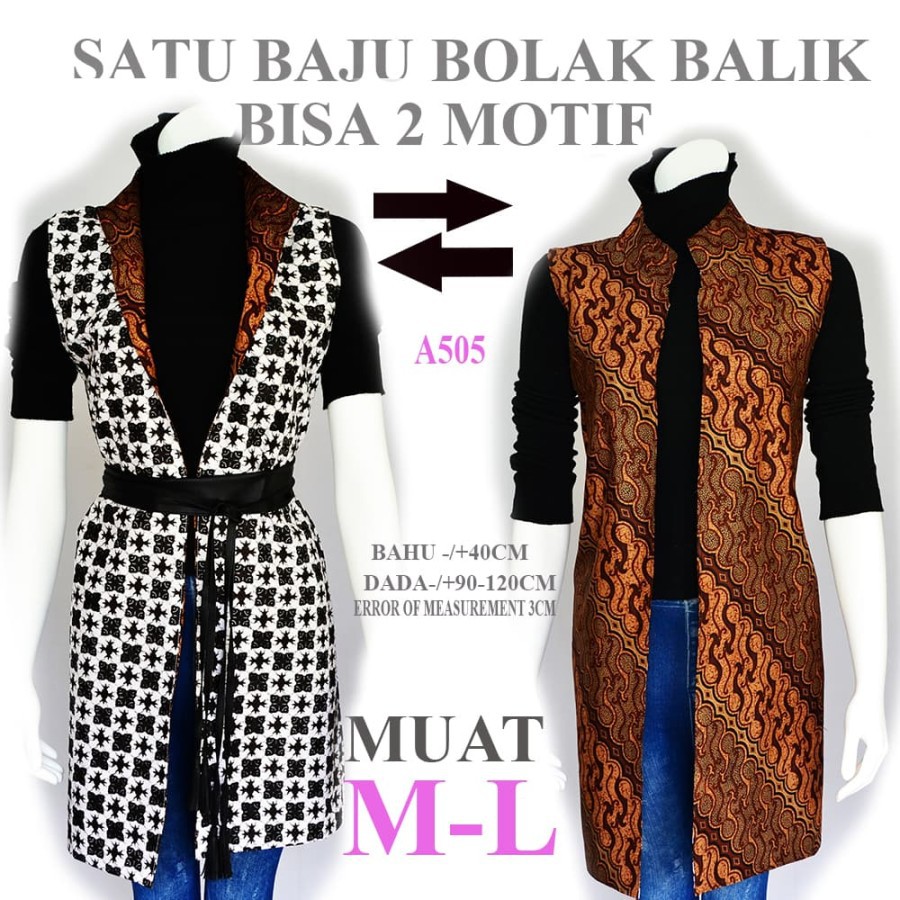 Atasan Outer batik Wanita A552