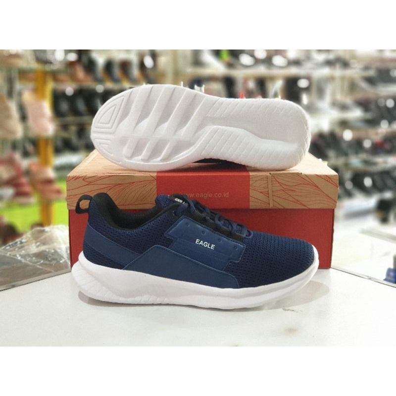 Sepatu Running Lifestyle EAGLE | Sparta | Biru Tua-Putih