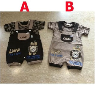 promo baju  kodok  bayi  lucu baju  bayi  laki  laki  lions 3 6 