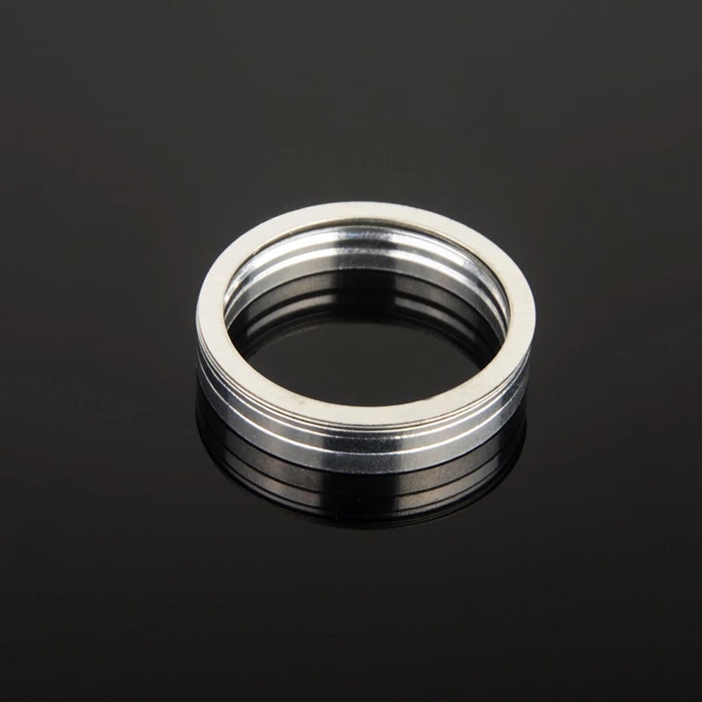 Evees 6pcs Ring Spacer Headset Fork Depan Sepeda Bahan Aluminum Alloy 0.3 / 1 / 2 / 3mm