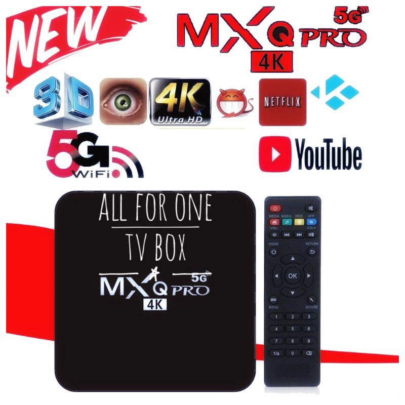 SMART TV BOX ANDROID MXQ PRO 5G