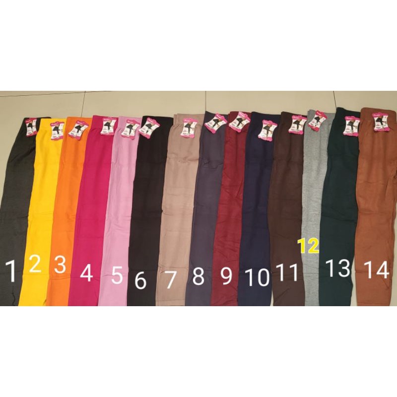 Legging polos dewasa import / legging high waist / legging import