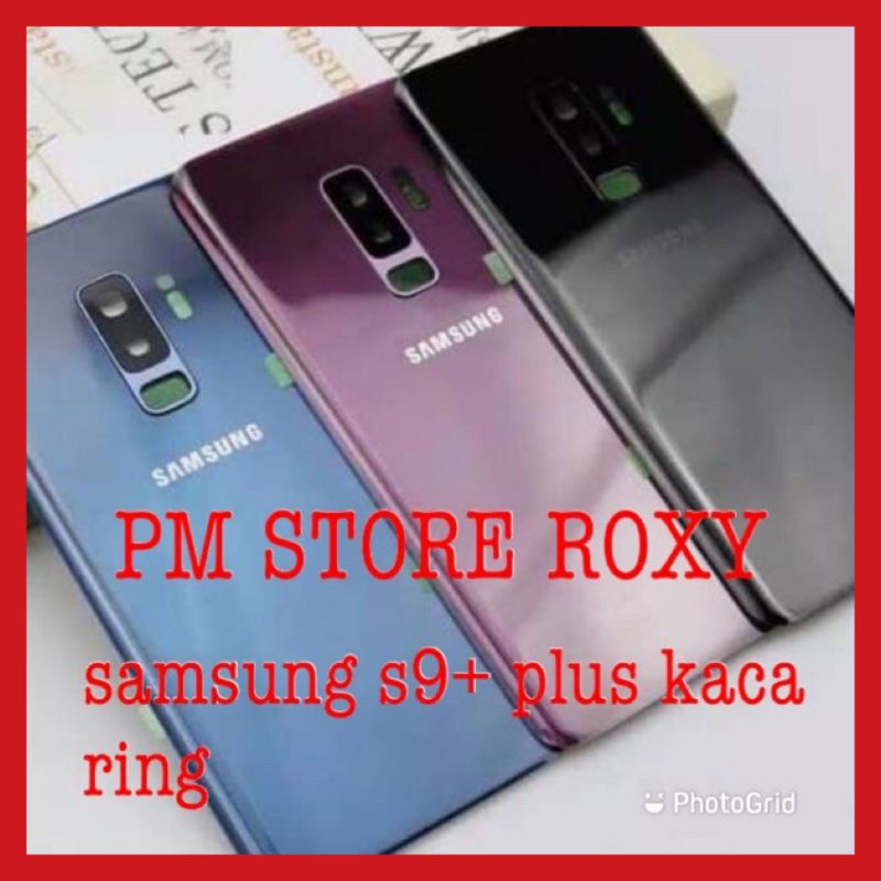 Backdoor back casing tutup belakang samsung S9+ s9 plus original plus kaca kamera