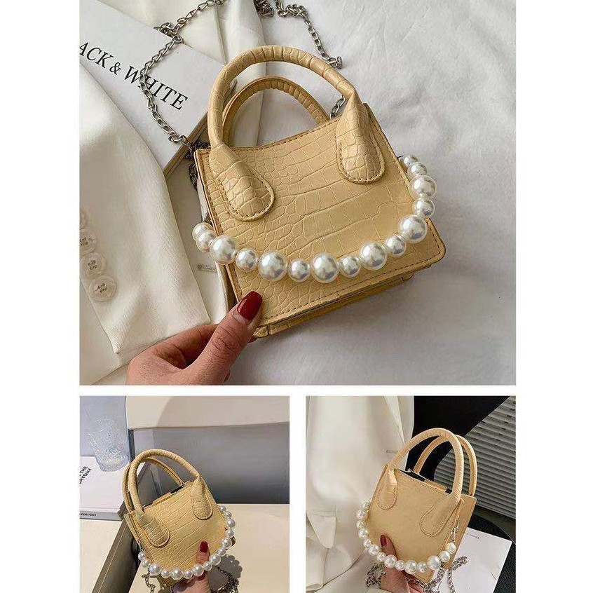 Rowling(Tas-160) Tas Selempang Wanita MINI Wanita Cantik Dan Elegan Import