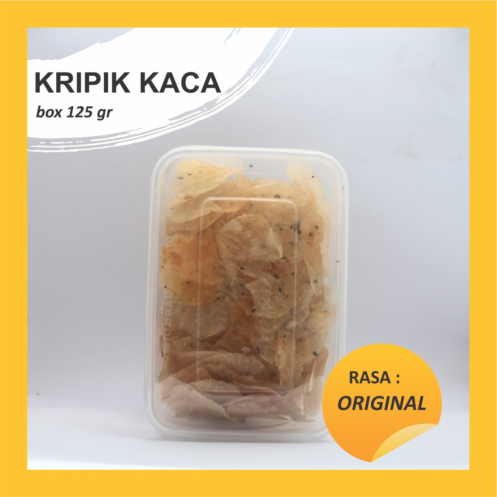 makanan ringa /keripik kaca/bok 125 gram