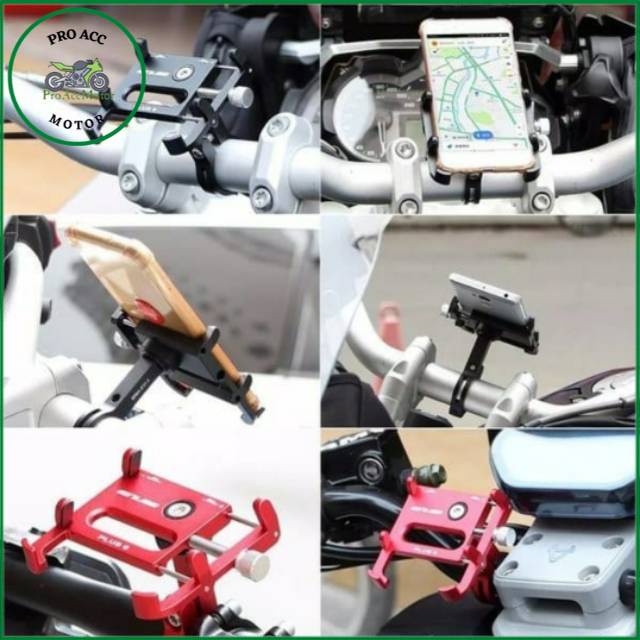 Holder handphone hp GUB PRO original untuk stang sepeda dan motor Murah