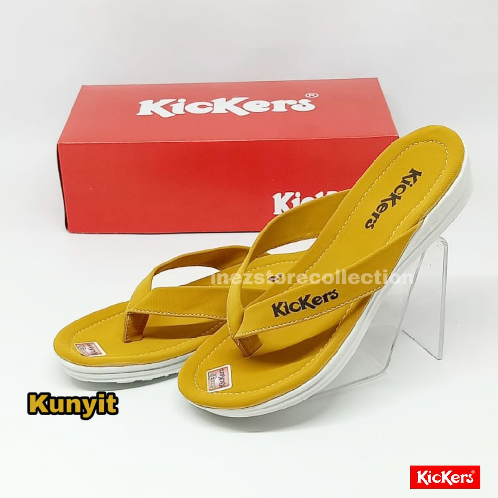 SANDAL SANTAI WANITA KICKERS TERMURAH KODE JPT004 HARGA GROSIR