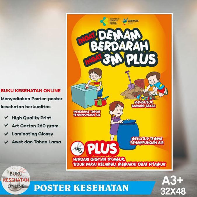 

Poster Kesehatan DBD 3M - LAMINATING GLOSSY HEMAT