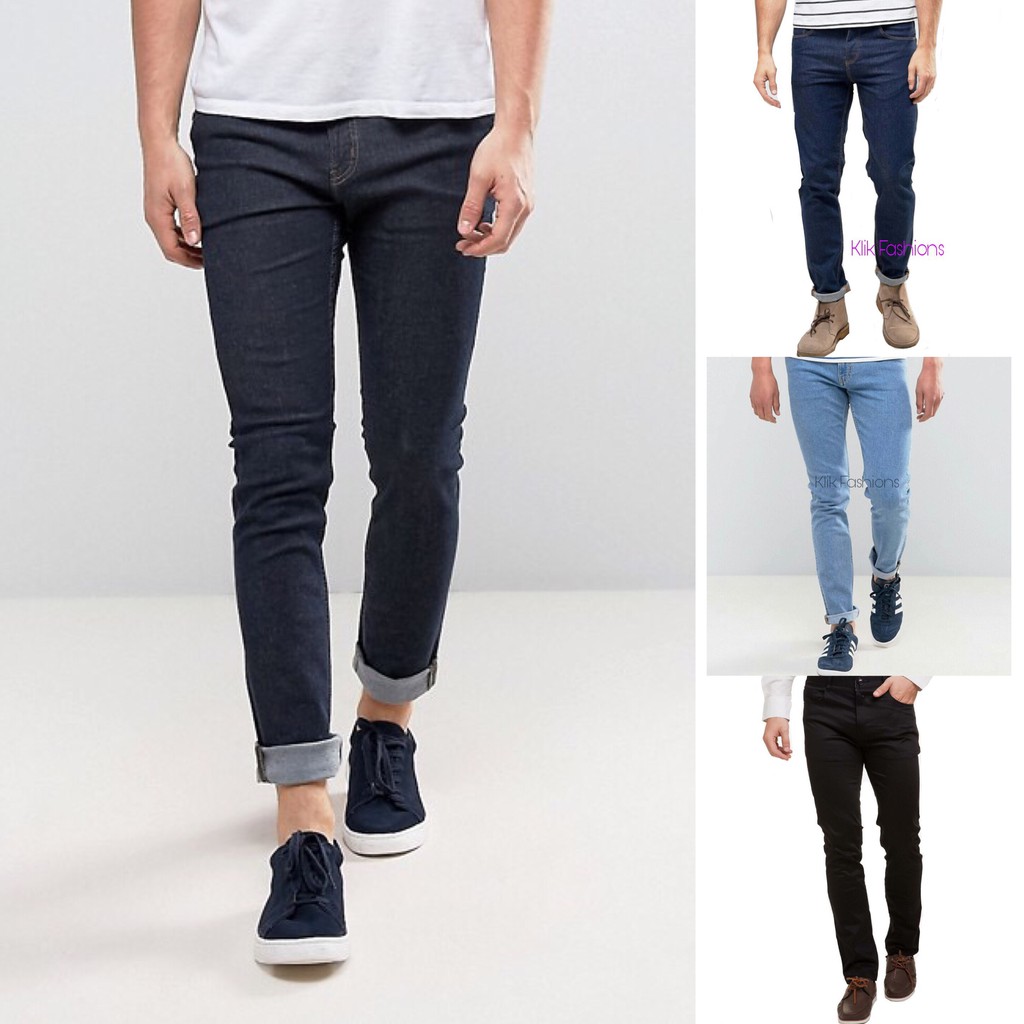 Klikfashions Celana Jeans Denim Hitam Sobek Daftar Harga Klikfashions Celana Jeans Denim Hitam Sobek Daftar Harga