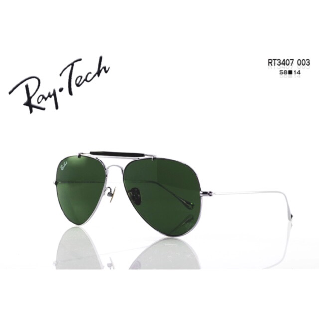 Ray tech RT3407 Green lens silver