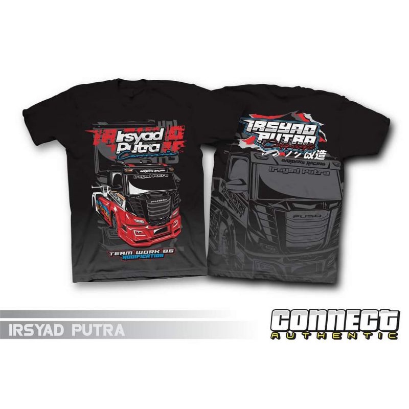Kaos DEWASA New Canter Explore Hitam IRSYAD PUTRA KAROSERI