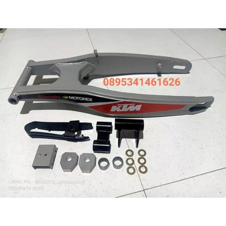 swingarm Scorpio  arm Scorpio  model KTM panjang 66 komplit ARCR