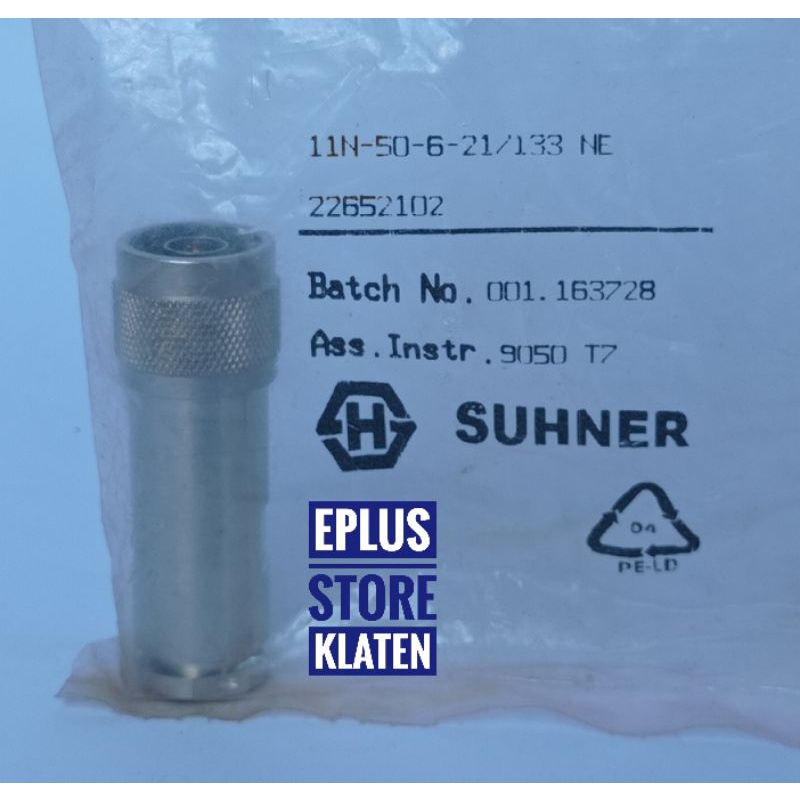 Konektor Rg 8 N Male Huber Suhner Type klamp Model bagus High Quality