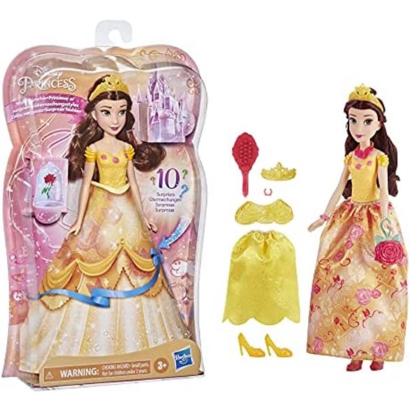 Jual Hasbro Disney Princess Rapunzel Belle Raya Tania Snow whitecomfy ...
