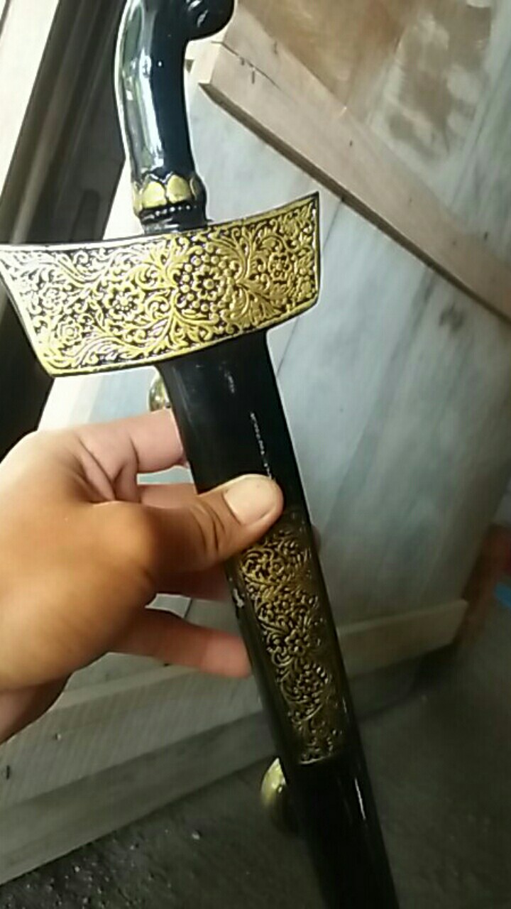 Promo Ter Murah....!! Handel Pintu Rumah Model Keris Sarung Panjang 40cm