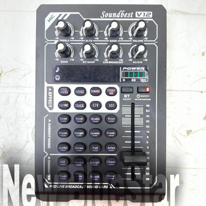 Soundcard Soundbest V10 Original Bluetooth - Live Streaming Interface - soundbest v12