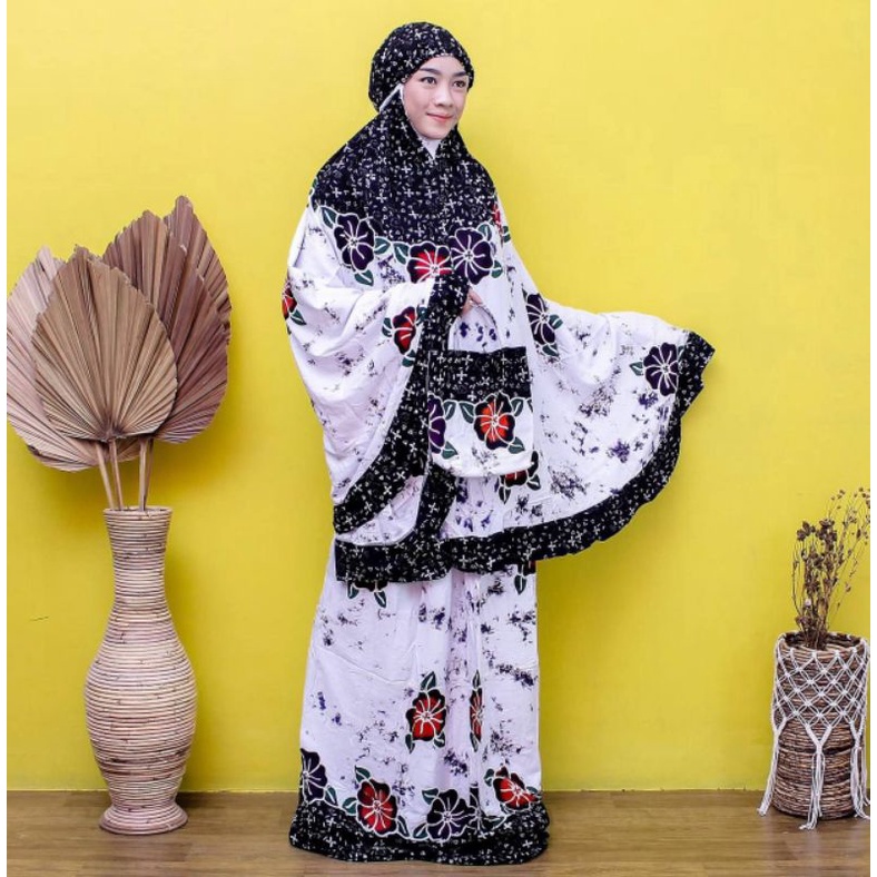 mukena batik cap encim