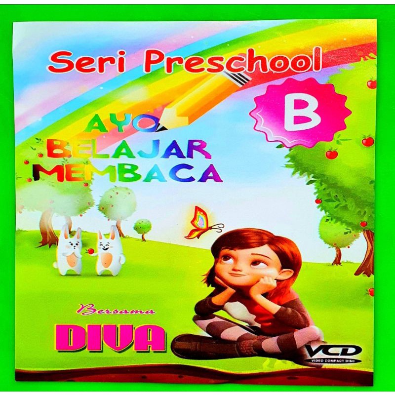 KASET (V.C.D) AYO BELAJAR MEMBACA BERSAMA DIVA - KASET VIDEO BELAJAR MEMBACA HURUF - KASET VIDEO ANI