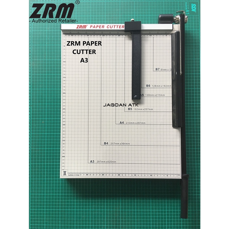 

Paper Cutter Full Besi Ukuran A3 / 18"X15" ZRM A3