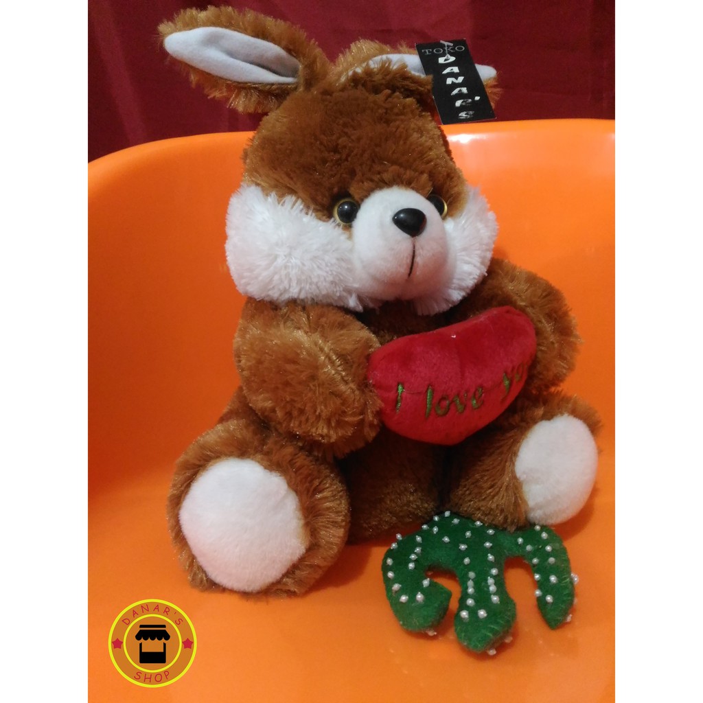 Boneka Kelinci I love you