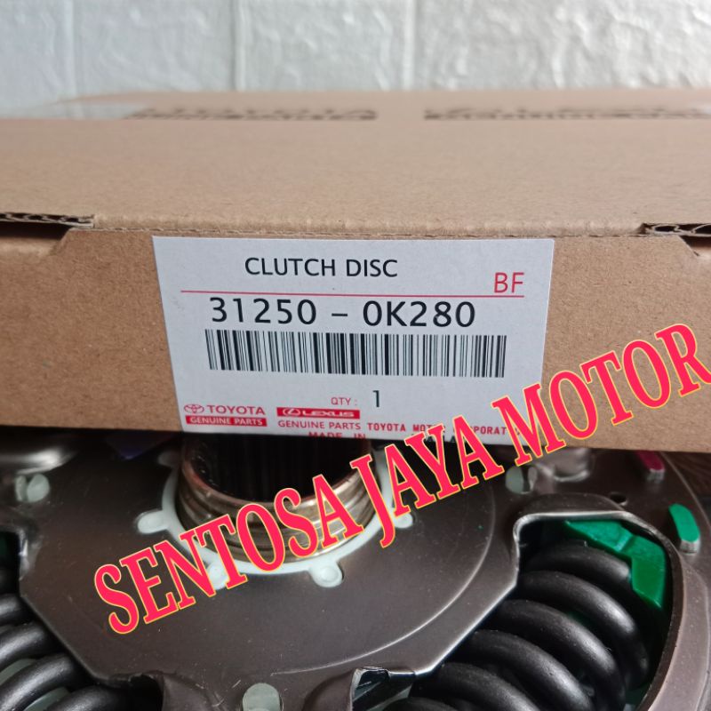 Kampas Kopling Plat Kopling Clutch Disc Toyota Innova Reborn bensin Original