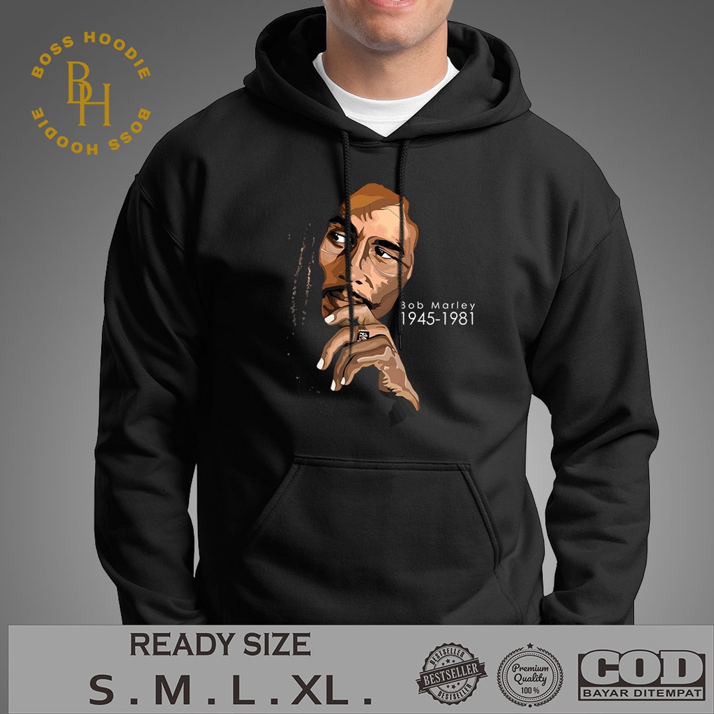 HOODIE BOB MARLEY / HOODIE PRIA / JAKET PRIA / HOODIE KEREN