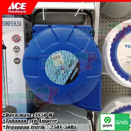 Krisbow Kabel Roll Otomatis 22 Mtr By Azko Indonesia