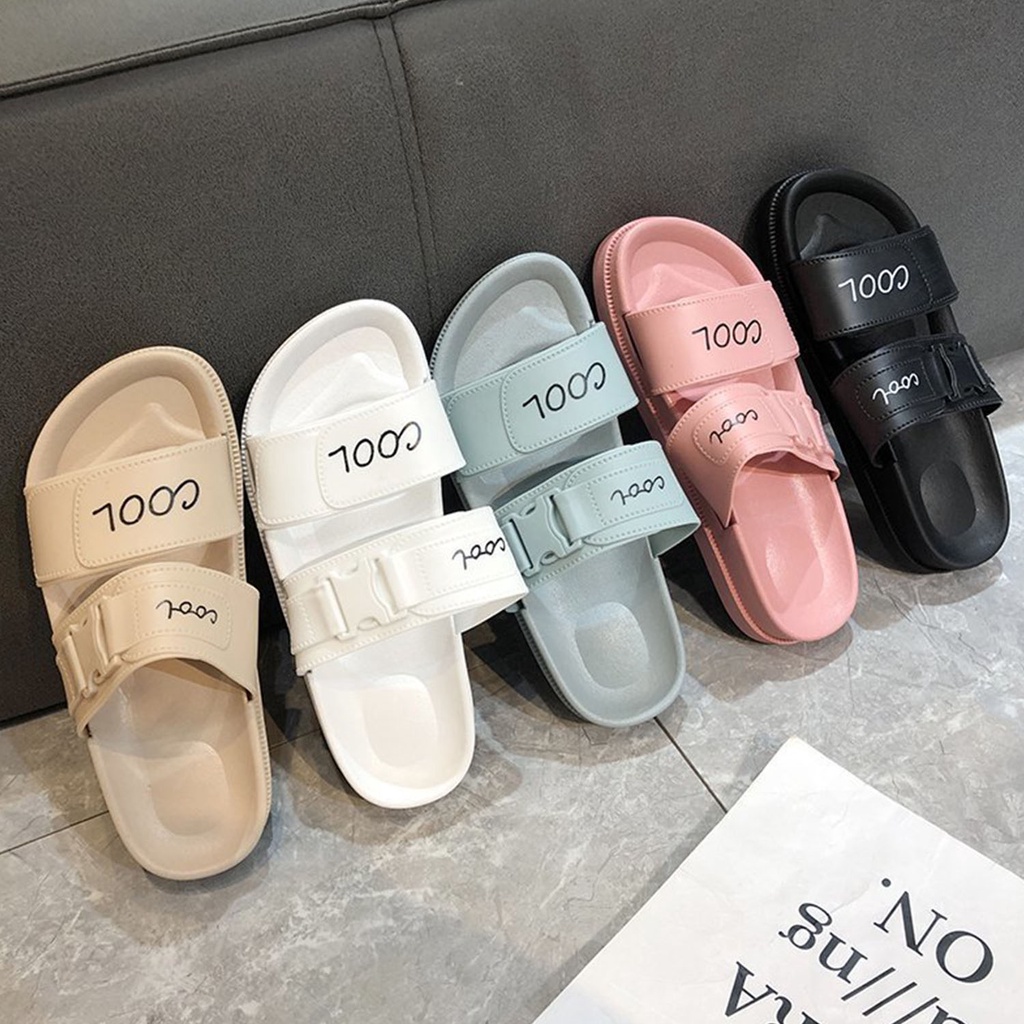 PROMO 10.10 PUNCAK ☀ACCBAYI☀ SF06 Sandal Wanita Cool Fashion Women Sandal / Sandal Fashion Wanita / Slip Sandal Cewek Sandal Import