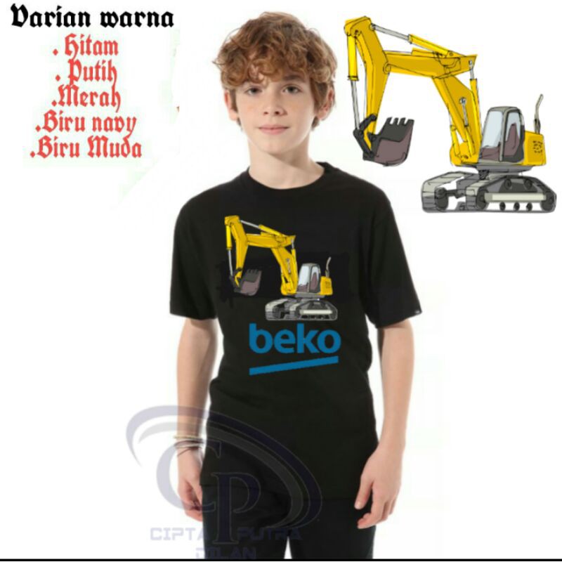 Kaos anak Beko/Baju cowok/Baju perempuan/Baju anak